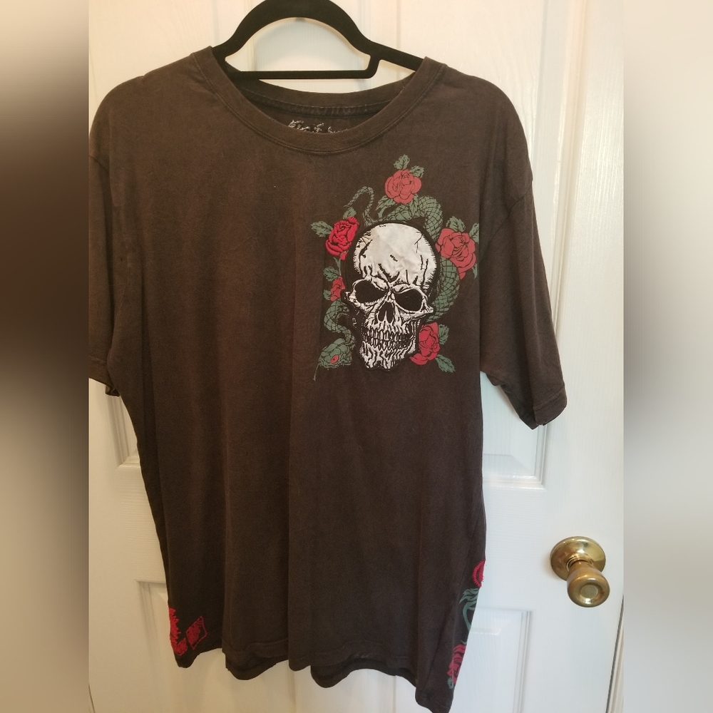 Men's Black Graphic T-Shirt